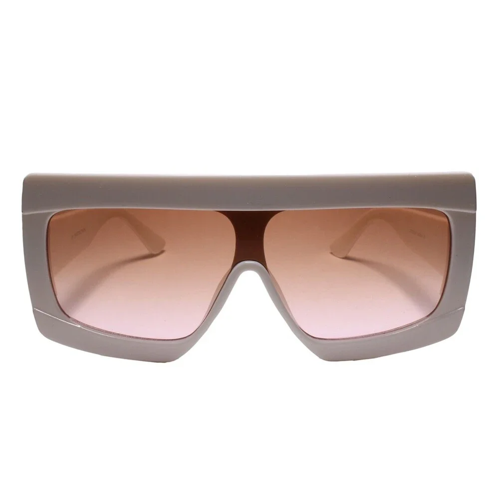 Swag Dapper Clubbing Flat Top Modern Hip Mens Womens White Sunglasses